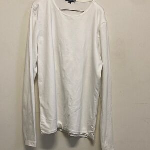 Elegant White Long Sleeve Tee